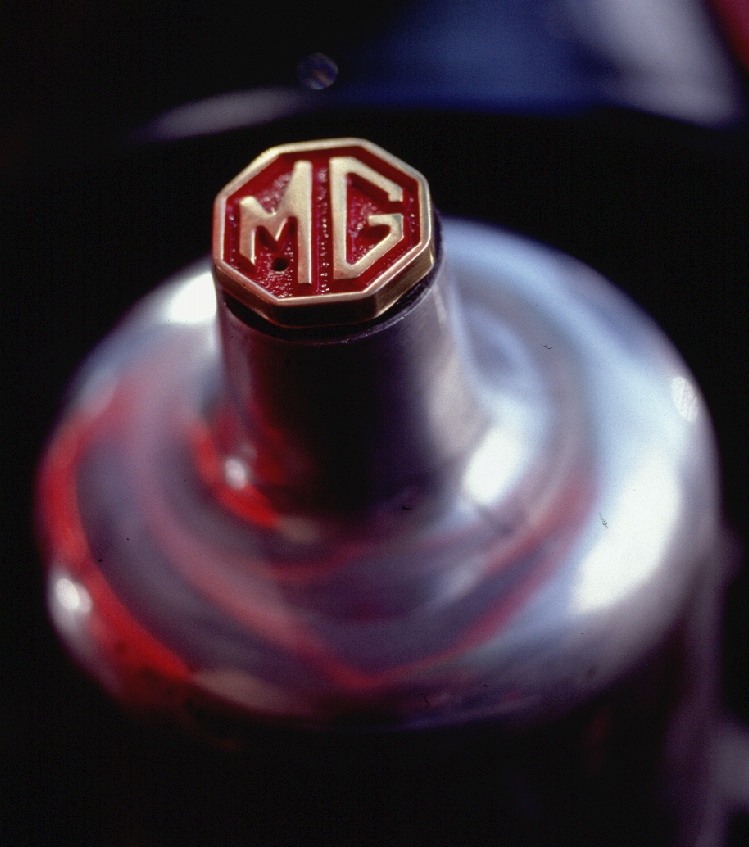 MG Crested Carburetor Caps