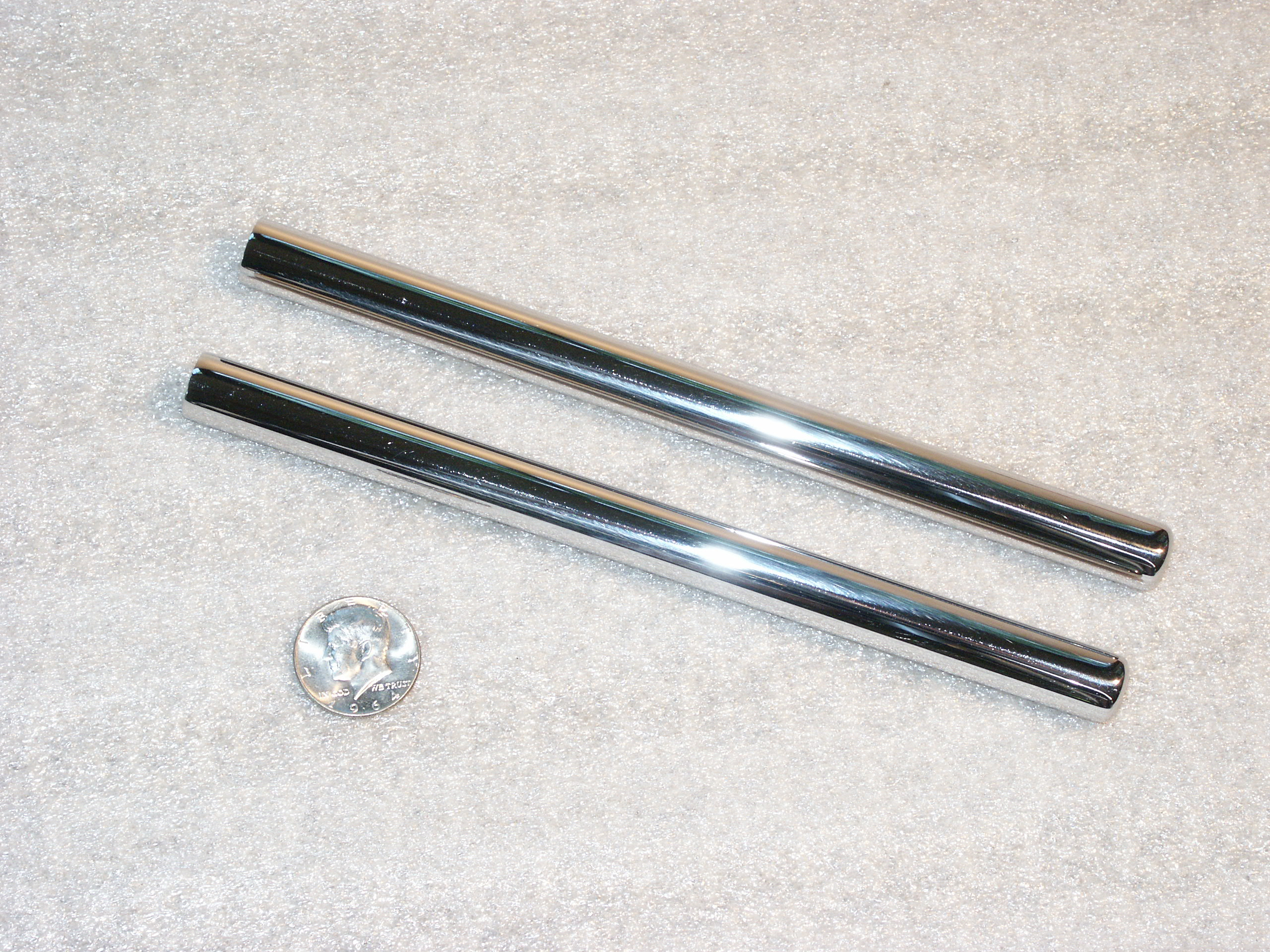 Bright Stainless Steel Covers for MGB Boot Lift Kits #NLA#