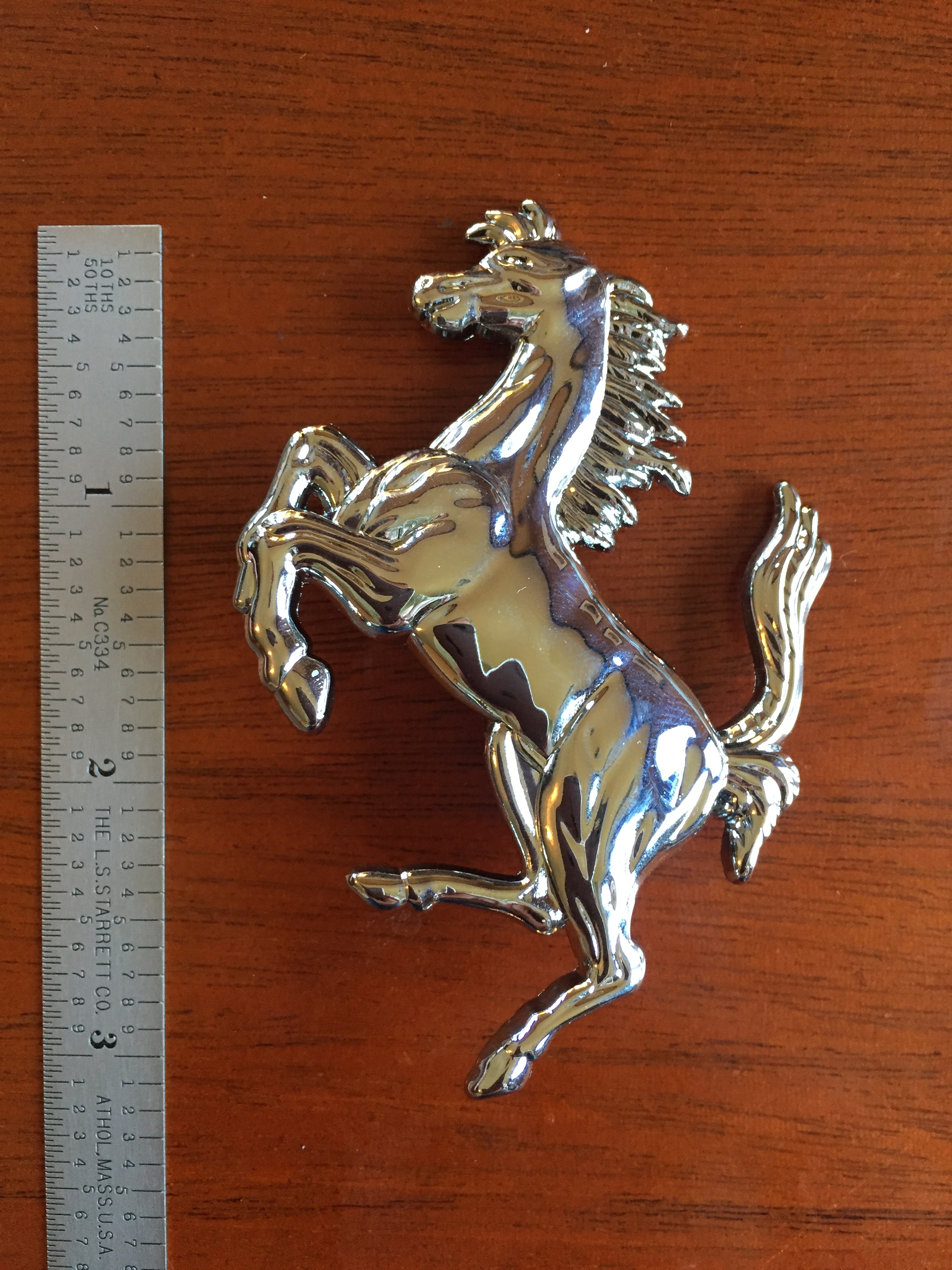 3 inch (75mm) Prancing Horse for 308